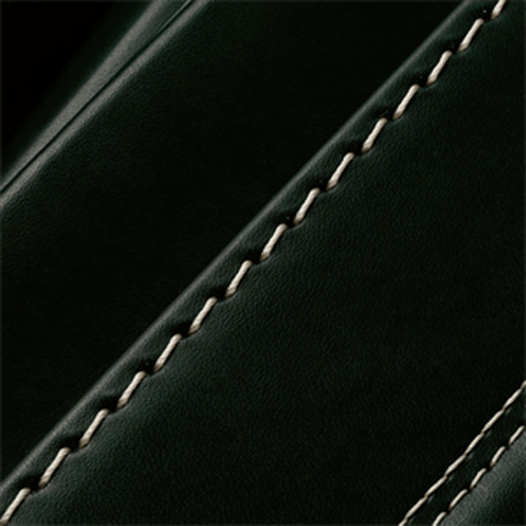 No.6 牛革ボルサ パステルクラシック ランドセル(ダークグリーン)(2022 展示品) ステッチの色