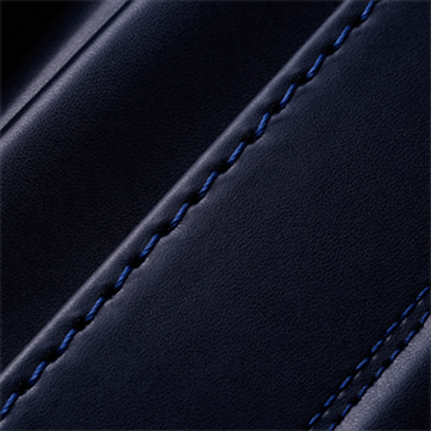 No.7 牛革ボルサ ベーシック ランドセル(紺)(2022 展示品) ステッチの色