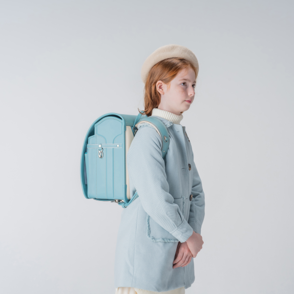 No.1 ベルエース ハイブリッド ランドセル(ターコイズ) 正面