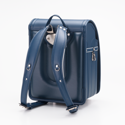 No.1 ベルエース ハイブリッド ランドセル(インディゴブルー/ネイビー) 正面