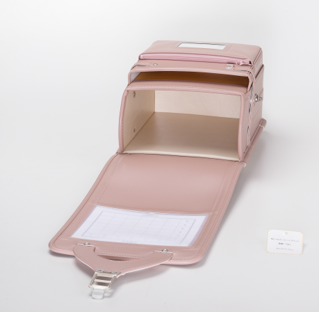 No.1 ベルエース ハイブリッド ランドセル(ピンクベージュ) 内張り