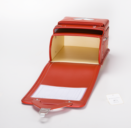 No.5 ベルエース ハイブリッド ハート ランドセル(アプリコット) 内張り