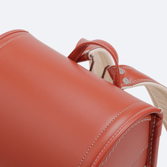 No.5 ベルエース ハイブリッド ハート ランドセル(アプリコット) ステッチ