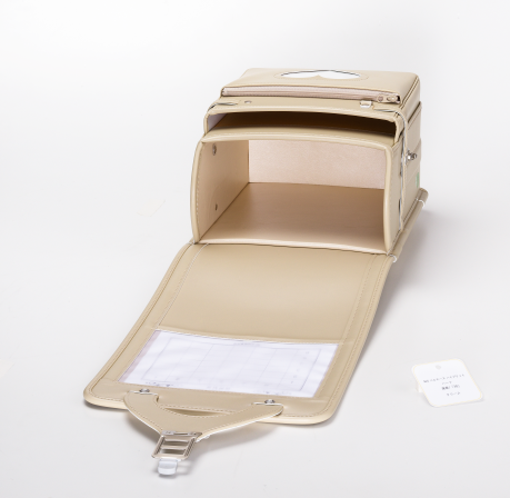 No.5 ベルエース ハイブリッド ハート ランドセル(クリーム) 内張り