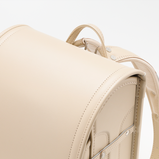 No.5 ベルエース ハイブリッド ハート ランドセル(クリーム) 持ち手