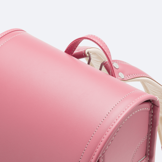 No.5 ベルエース ハイブリッド ハート ランドセル(ピンク) 持ち手