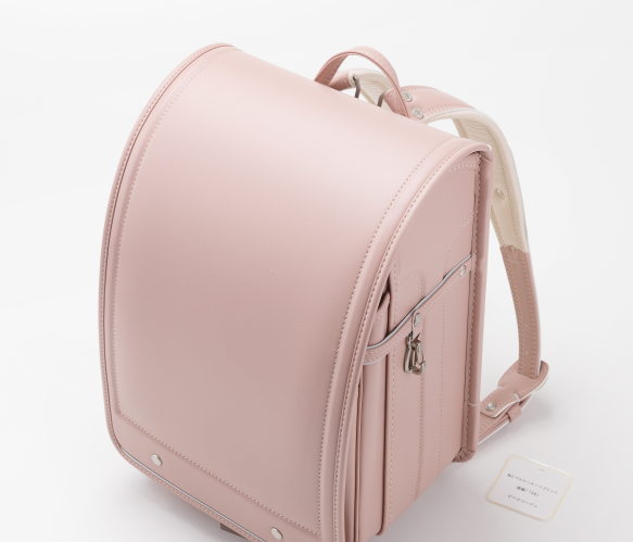 No.5 ベルエース ハイブリッド ハート ランドセル(ピンクベージュ) 持ち手