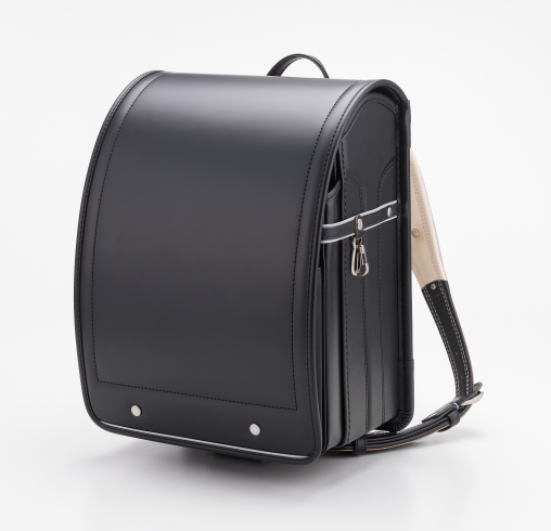 No.8 馬革コードバン ランドセル(黒) 横