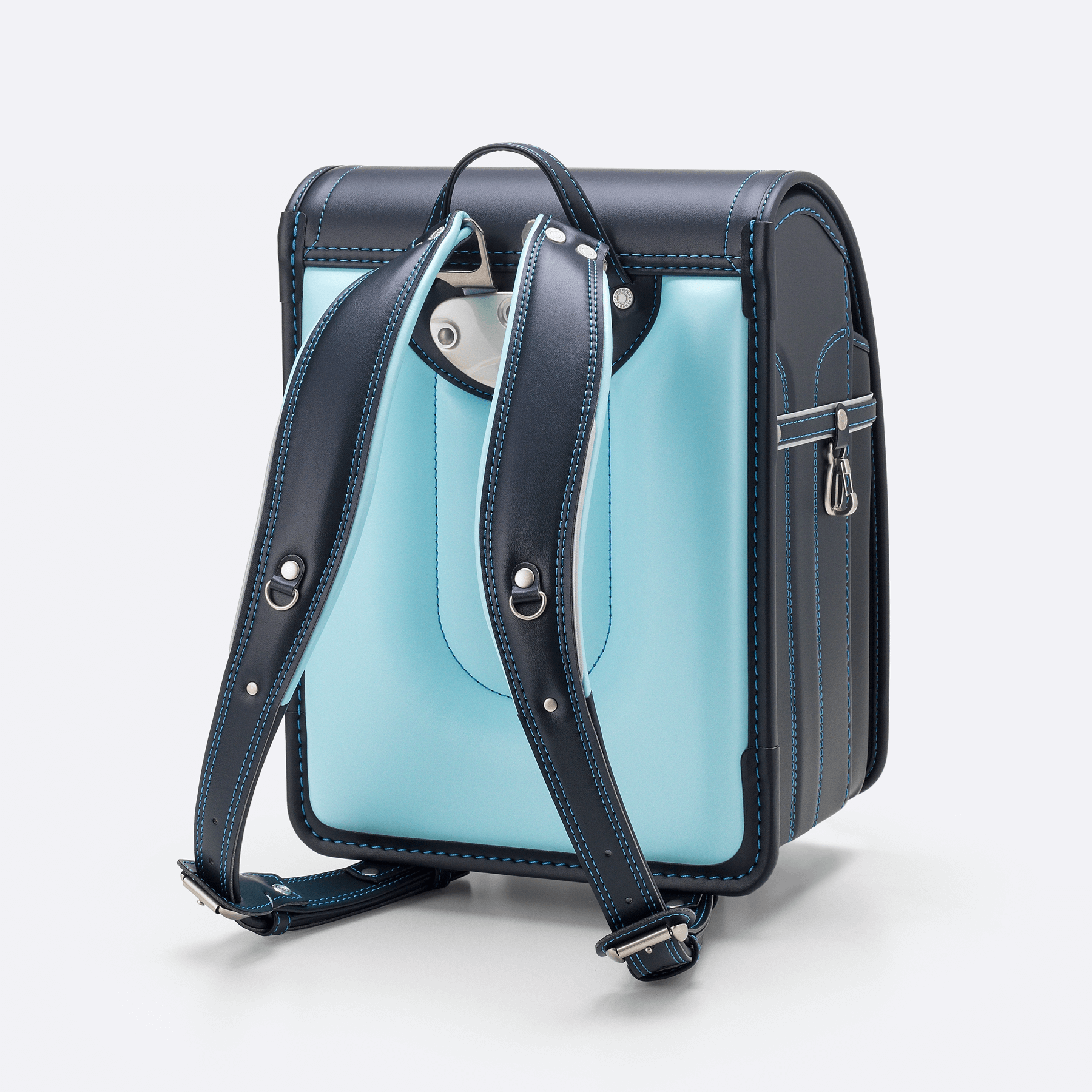 No.6 牛革ボルサ 紺/ブルー