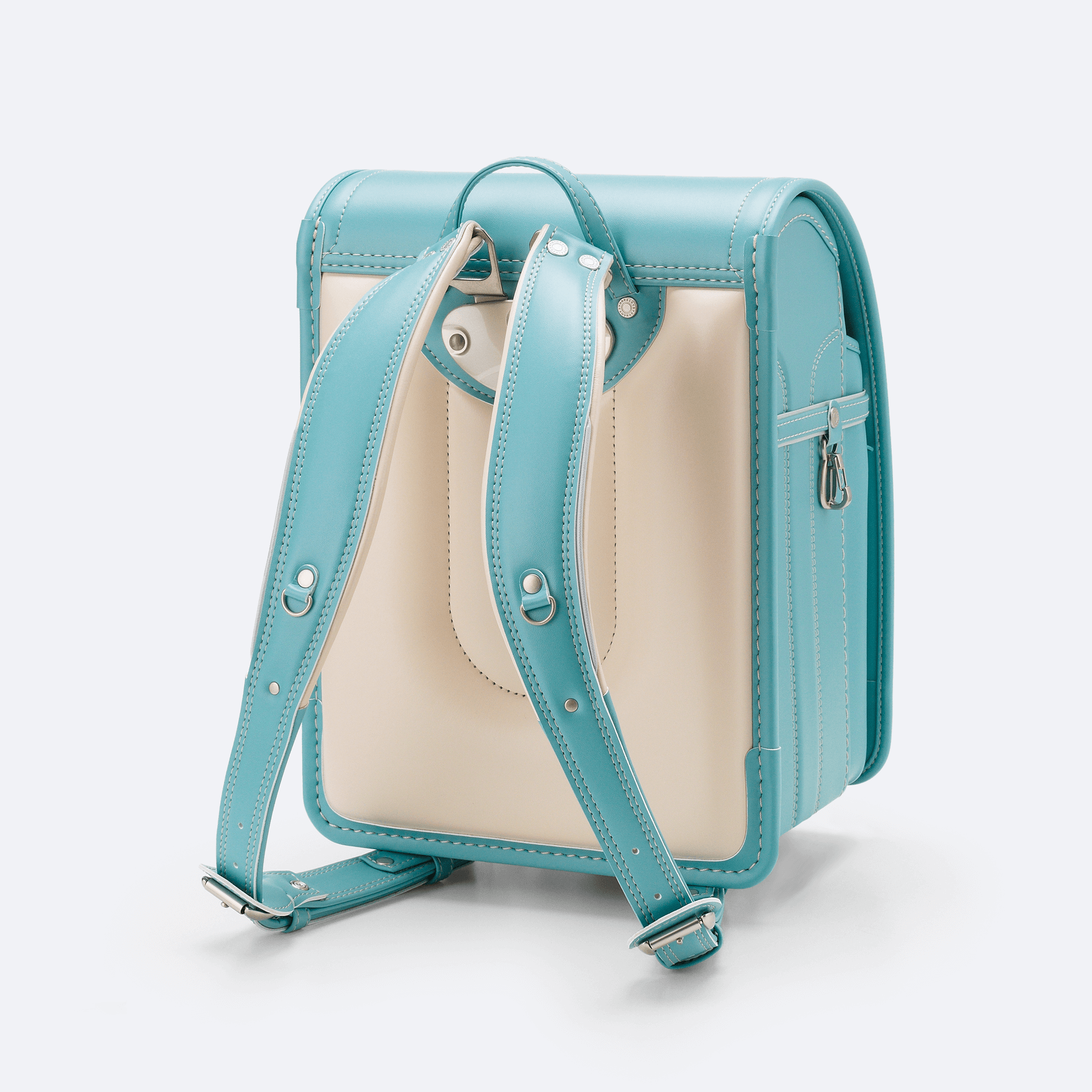 No.6 牛革ボルサ ターコイズ