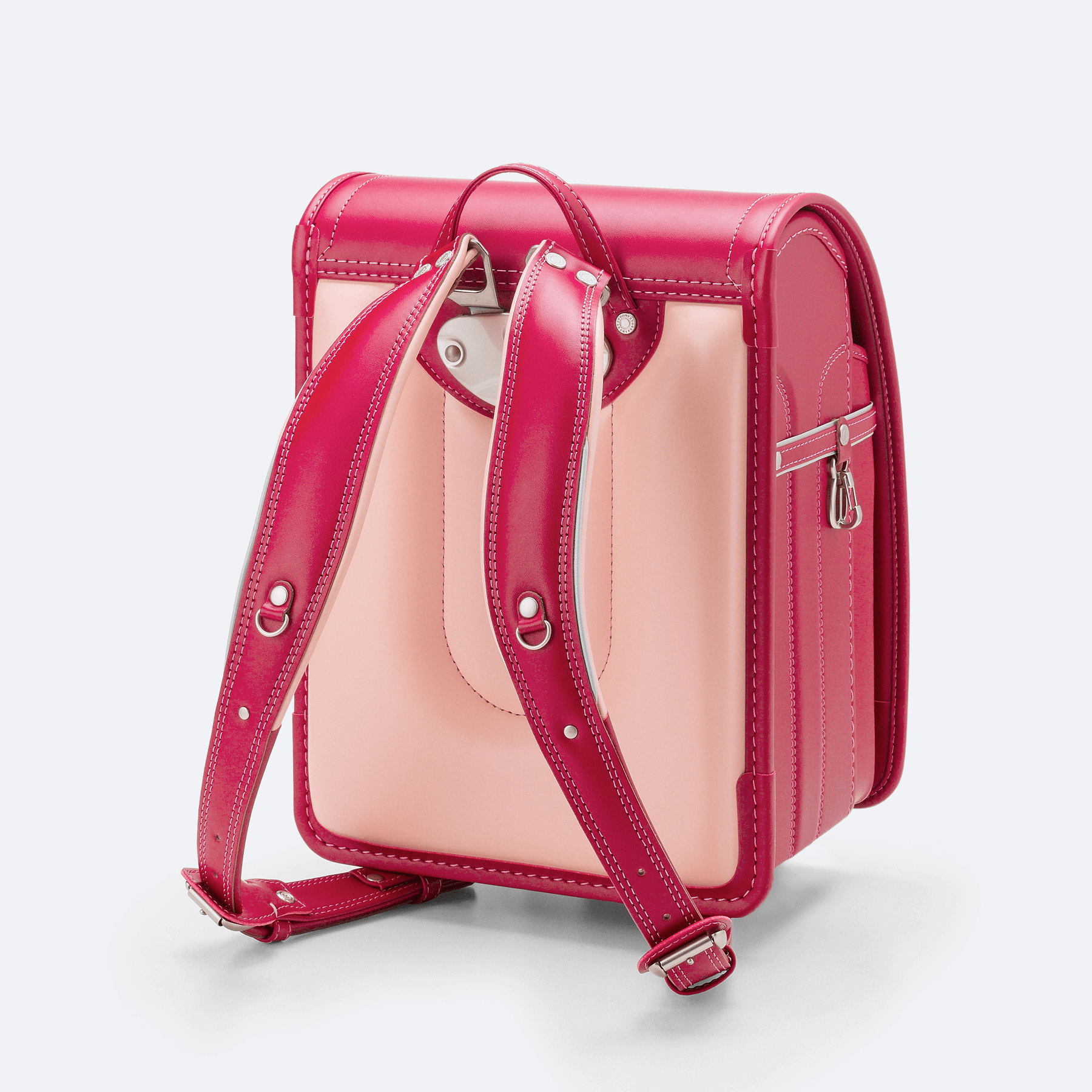 No.6 牛革ボルサ カーマインレッド