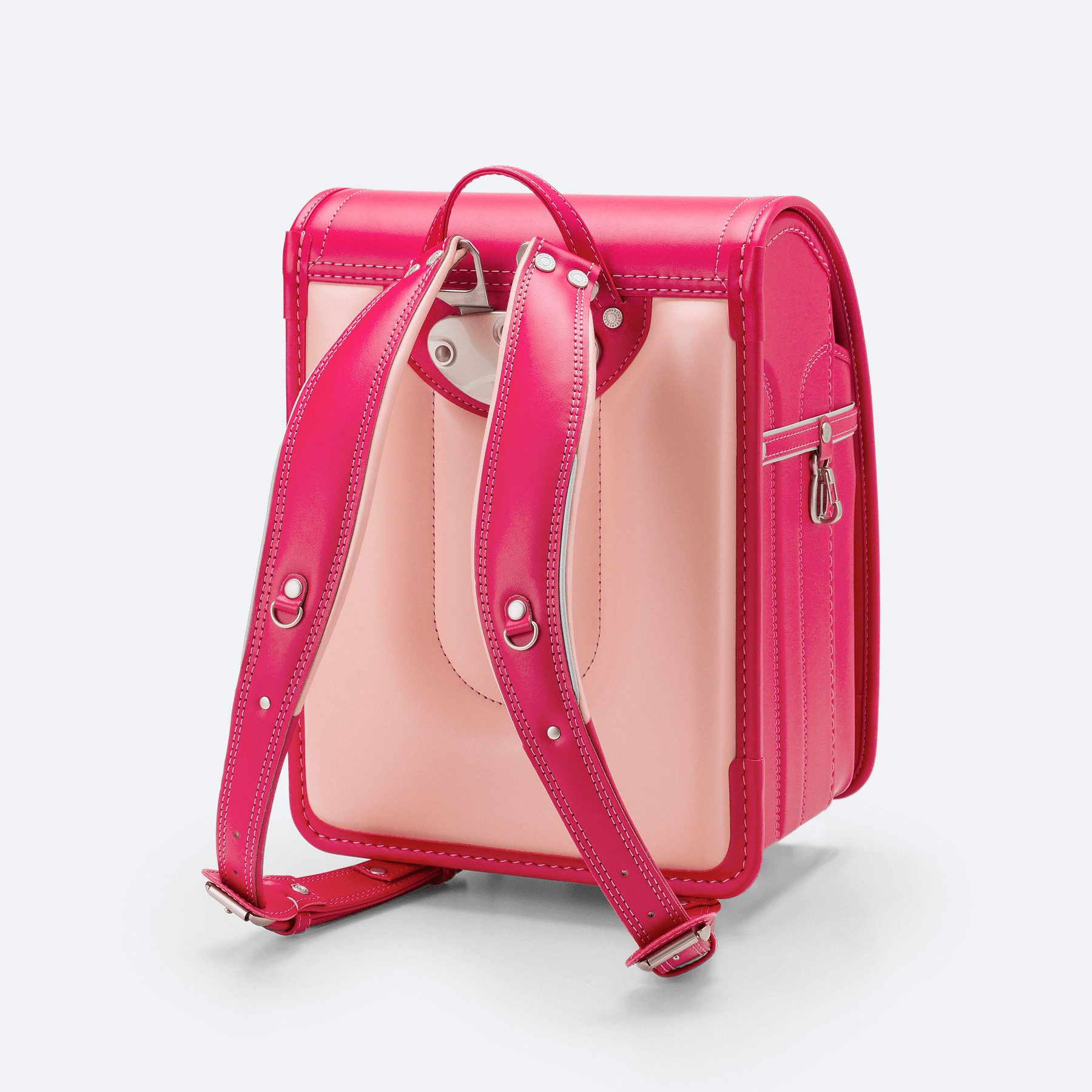 No.6 牛革ボルサ ビビッドピンク